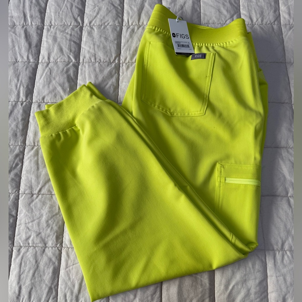 FIGS Zamora Jogger Scrub Pants Citrine Petite XL